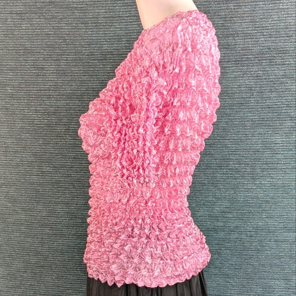 Y2K Magic Popcorn Top One Size Fits Most. Barbie Pink - Picture 3 of 9